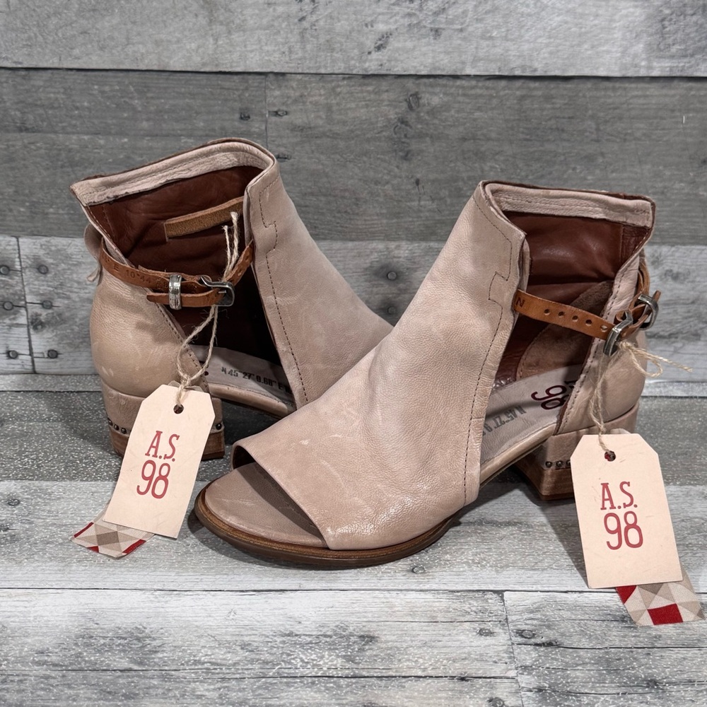 A.S. 98 MORGAN heeled sandal In Bone - Size - 7.5 - 8 .US / 38 .EU
